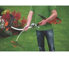 Black &amp; Decker Juodas + DECKER 900W 35cm stiebo kirptuvas