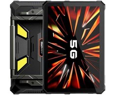 Planšetė Blackview Active 12 Pro Rugged Tab 5G 16GB/1Tb 11-inch FHD 1920x1200 IPS 90Hz LCD Corning Glass 3 + PROJECTOR 120-inch MT7300 Octa-core 2.5GHz 50MP Front/108MP Rear Camera night vision 30000mAh NO charging Android 15 NFC MIL-STD-810H Juodas