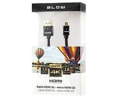 BLOW 92-673# BLOW HDMI-micro HDMI PROFESSIONAL 4K 2.0 1,5m