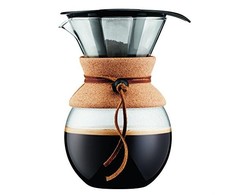 Bodum kavos virimo aparatas su nuolatiniu filtru, 1 l kamštinė viryklė