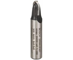 Bosch Dvipusė pusapvalė freza H R=4 mm, l=9,5 mm,kotas 8m