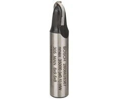 Bosch Dvipusė pusapvalė freza H R=4 mm, l=9,5 mm,kotas 8m