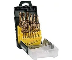 Grąžtas Bosch HSS-TiN komplektas 25 dalių 1-13mm