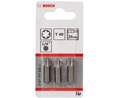 Bosch Torx antgalis T40, l=25mm 3 vnt, Extra Hart