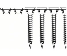 Sraigtai juostoje Bosch MA55; 3,9x25 mm.; 1000 vnt.