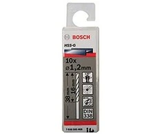 Grąžtas Bosch HSS-G grąžtai metalui 1,2mm 10 vnt.