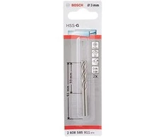 Grąžtas Bosch HSS-G grąžtai metalui 3,0mm, 2 vnt.