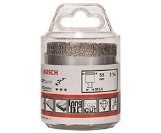 Grąžtas Bosch GREŽIMO KARUNELE 55 mm DrySpeed geriausiai tinka keramikai