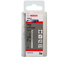 Grąžtas Bosch HSS-G grąžtai metalui 4.0mm, 10 vnt.