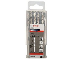 Grąžtas Bosch HSS-G grąžtai metalui 6,5mm, 10 vnt.