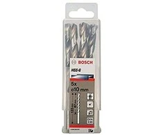 Grąžtas Bosch HSS-G grąžtai metalui 10.0mm, 5 vnt.