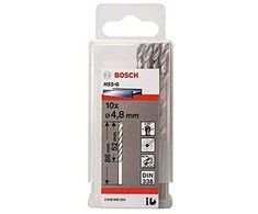 Grąžtas Bosch HSS-G grąžtai metalui 4,8mm, 10 vnt.