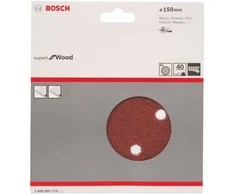 Bosch Šlif.pop, medžiui, PEX D=150mm, K40, 5 vnt.
