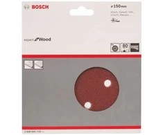 Bosch Šlif.pop, medžiui, PEX D=150mm, K80, 5 vnt.