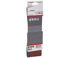 Bosch Šlif.juosta medžiui 75x533,K60/80/100,3 vnt.
