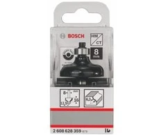 Bosch Suapvalinimo freza HM R=6,3mm, l=16mm,kotas 8mm