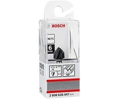 Bosch "V" formos frezos 6 mm D1 12,7 mm, L 12,7 mm,90°