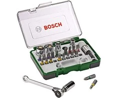 Bosch 27 dalių suktuvo antgalių komplektas