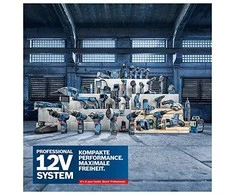 Bosch Akumuliatorinis smūginis veržliasukis GDS 12V-115, be akumuliatoriaus ir kroviklio