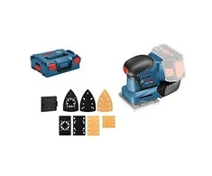 Bosch Akumuliatorinis vibracinis šlifuoklis GSS 18V-10, be akumuliatoriaus ir kroviklio