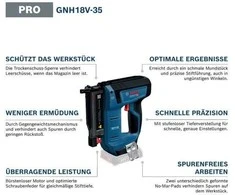 Bosch GNH 18V-35 Solo, CT