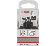 Bosch Dvipusė pusapvalė freza H R=6 mm, l=13 mm,kotas 8mm