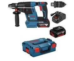 Perforatorius Bosch GBH 18V-26 F Professional; 2,6 J; SDS plius; 2x5,0 Ah akum. + L-BOXX 136
