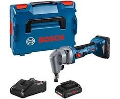 Adatinės skardos žirklės BOSCH GNA 18V-16 E 2x4,0Ah ProC