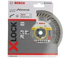 Deimantinis pjovimo diskas Bosch 2608615165; 115x22,23 mm; X-Lock