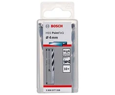 Bosch PointTeQ grąžtas metalui 4 x 43 x 75 mm , 10 vnt.