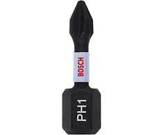 Bosch Suktuvo antgaliai PH1 2 vnt./ Impact, L=25mm