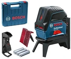 Bosch Kombinuotasis lazeris GCL 2-15 (3x1.5V AA , RM1, BM3, Case)
