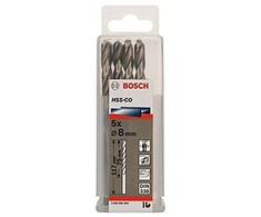 Bosch HSS-Co grąžtas metalui 8.0mm 10 vnt.
