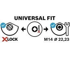 Bosch XLOCK Deimant.pjov.diskas Standard fUniversal 125mm