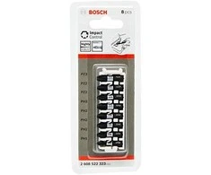 Grąžtas Bosch 8 dalių antgalių kompl. L=25mm, PH &amp; PZ
