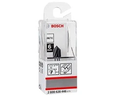 Bosch "V" formos frezos 6 mm D1 9,5 mm, L 12,35 mm,90°