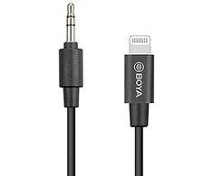 BOYA adapteris BY-K1 3.5MM TRS - LIGHTNING