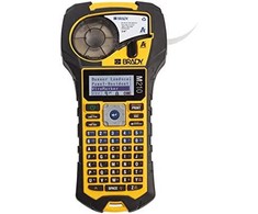Brady, M210 etikečių spausdintuvas, kartoninių pakuočių spausdinimas, mobilus etikečių spausdinimo įrenginys, nepertraukiamas ir etikečių spausdinimas, ABC klaviatūra, maks. plotis 19,05 mm, 203 dpi (152260)