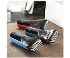 Barzdaskutė Braun Series 3 3000s Skustuvas Juoda