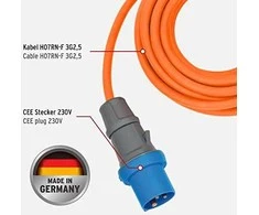 Triton Brennenstuhl 1167650610 10 m maitinimo juosta 2 x tinklo lizdas Lauko oranžinė