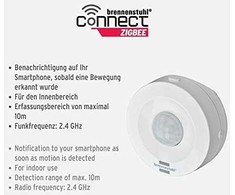 Brennenstuhl Brennenstuhl Connect Zigbee judesio detektorius BM CZ 01 (baltas)