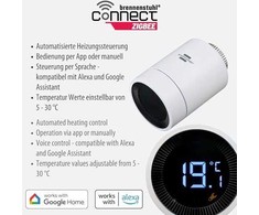Brennenstuhl Brennenstuhl Connect Zigbee radiatoriaus termostatas, šildymo termostatas