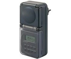 Brennenstuhl skaitmeninis savaitinis laikmatis IP44, LCD ekranas, antracitas