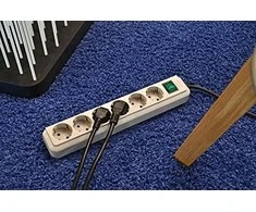 Ilgintuvas su įžeminimu ir jungikliu Brennenstuhl 6-viet./1.5m/3x1.5mm šviesiai pilkas
