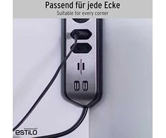 Buitinis ilgintuvas BRENNENSTUHL, 4 vt, 2USB, 2m
