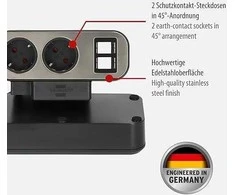Listwa zasilająca Brennenstuhl Brennenstuhl estilo Duplex Steckdosenleiste