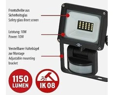 Prožektorius Brennenstuhl Jaro, 10 W, 1150 lm, 6500 °K, IP65