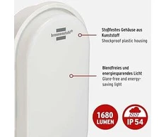 Brennenstuhl LED ovali lempa OL1650P su judesio jutikliu