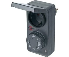 Brennenstuhl Timer mit Dämmerungssensor mechan. IP44 anthr.