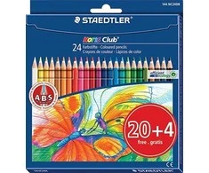 Spalvoti pieštukai STAEDTLER NORIS COLOUR 185, 24 spalvos